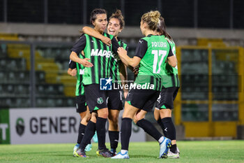 2023-10-21 - Annahita Zamanian (US Sassuolo) celebrates after the goal - US SASSUOLO VS FC COMO WOMEN - ITALIAN SERIE A WOMEN - SOCCER