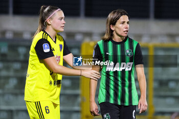 2023-10-21 - Mina Bergersen (Como Women) and Daniela Sabatino (US Sassuolo) - US SASSUOLO VS FC COMO WOMEN - ITALIAN SERIE A WOMEN - SOCCER