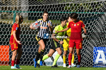2023-11-05 - Girelli celebrates scoring her team's first goal to make the score 1-3 for Juventus during
Serie A Femminile match between Juventus and AS Roma at Stadio La Marmora, Biella - JUVENTUS FC VS AS ROMA - ITALIAN SERIE A WOMEN - SOCCER