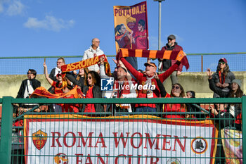 2023-11-05 - Roma fans during Serie A Femminile match between Juventus and AS Roma at Stadio La Marmora, Biella - JUVENTUS FC VS AS ROMA - ITALIAN SERIE A WOMEN - SOCCER