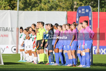 2023-11-11 - Sassuolo and Milan team women - AC MILAN VS US SASSUOLO - ITALIAN SERIE A WOMEN - SOCCER