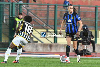 2023-11-18 - Bonfantini of Inter in action during Serie A Women match between Juventus and Inter at Stadio Pozzo, Biella (BI) - JUVENTUS FC VS FC INTERNAZIONALE WOMEN - ITALIAN SERIE A WOMEN - SOCCER