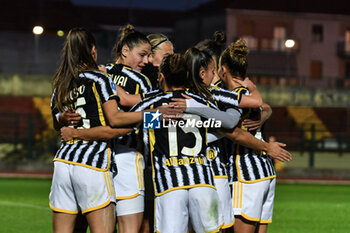 2023-11-18 - Juventus celebrates scoring during Serie A Women match between Juventus and Inter at Stadio Pozzo, Biella (BI) - JUVENTUS FC VS FC INTERNAZIONALE WOMEN - ITALIAN SERIE A WOMEN - SOCCER