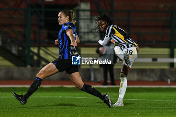 2023-11-18 - Thomas of Juventus scores her team's second goal to make the score 4-0 during Serie A Women match between Juventus and Inter at Stadio Pozzo, Biella (BI) - JUVENTUS FC VS FC INTERNAZIONALE WOMEN - ITALIAN SERIE A WOMEN - SOCCER