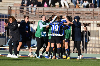 2023-11-25 - Inter Women celebrates scoring to make the score 1-0 during Serie A Femminile match between Inter Women and AC Milan Women at Arena Civica Gianni Brera, Milano - FC INTERNAZIONALE WOMEN VS AC MILAN - ITALIAN SERIE A WOMEN - SOCCER