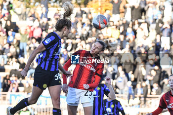 2023-11-25 - attempt to Cambiaghi of Inter during Serie A Femminile match between Inter Women and AC Milan Women at Arena Civica Gianni Brera, Milano - FC INTERNAZIONALE WOMEN VS AC MILAN - ITALIAN SERIE A WOMEN - SOCCER