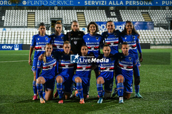 2023-11-26 - starting UC Sampdoria Women Serie A Femminile match between Sampdoria Women and Sassuolo Femminile at Stadio Seilvio Piola, Vercelli - UC SAMPDORIA VS US SASSUOLO - ITALIAN SERIE A WOMEN - SOCCER
