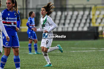 2023-11-26 - Daniela Sabatino of Sassuolo Femminile during Serie A Femminile match between Sampdoria Women and Sassuolo Femminile at Stadio Seilvio Piola, Vercelli - UC SAMPDORIA VS US SASSUOLO - ITALIAN SERIE A WOMEN - SOCCER