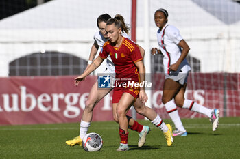 2023-12-10 - Giada Greggi of A.S. Roma Women during the 10th day of the Serie A Championship between A.S. Roma Women vs A.C. MIlan on 10 December 2023 at the Tre Fontane Stadium in Rome, Italy. - AS ROMA VS AC MILAN - ITALIAN SERIE A WOMEN - SOCCER