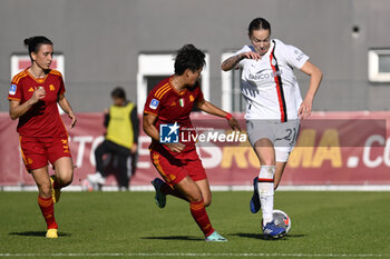 2023-12-10 - Moeka Minami of A.S. Roma Women and Andrea Staskova of A.C. Milan Femminile during the 10th day of the Serie A Championship between A.S. Roma Women vs A.C. MIlan on 10 December 2023 at the Tre Fontane Stadium in Rome, Italy. - AS ROMA VS AC MILAN - ITALIAN SERIE A WOMEN - SOCCER