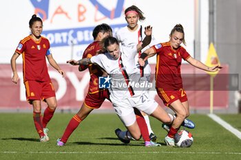 2023-12-10 - Andrea Staskova of A.C. Milan Femminile and Giada Greggi of A.S. Roma Women during the 10th day of the Serie A Championship between A.S. Roma Women vs A.C. MIlan on 10 December 2023 at the Tre Fontane Stadium in Rome, Italy. - AS ROMA VS AC MILAN - ITALIAN SERIE A WOMEN - SOCCER