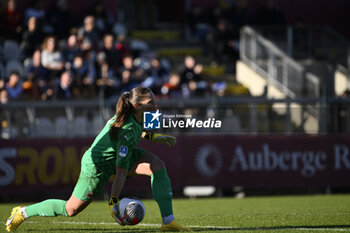 2023-12-10 - Laura Giuliani of A.C. Milan Femminile during the 10th day of the Serie A Championship between A.S. Roma Women vs A.C. MIlan on 10 December 2023 at the Tre Fontane Stadium in Rome, Italy. - AS ROMA VS AC MILAN - ITALIAN SERIE A WOMEN - SOCCER