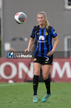 2023-10-15 - Katie Bowen (FC Internazionale Women)  during the Italian Football Championship League A Women 2023/2024 match between AS Roma Women vs FC Internazionale Women at the Tre Fontane stadium on 15 October 2023. - AS ROMA VS FC INTERNAZIONALE WOMEN - ITALIAN SERIE A WOMEN - SOCCER