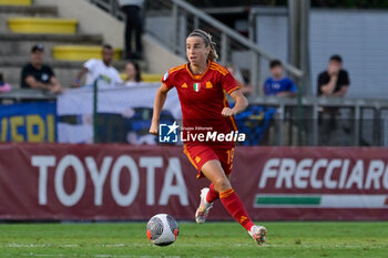 2023-10-15 - Barbara Latorre (AS Roma) during the Italian Football Championship League A Women 2023/2024 match between AS Roma Women vs FC Internazionale Women at the Tre Fontane stadium on 15 October 2023. - AS ROMA VS FC INTERNAZIONALE WOMEN - ITALIAN SERIE A WOMEN - SOCCER