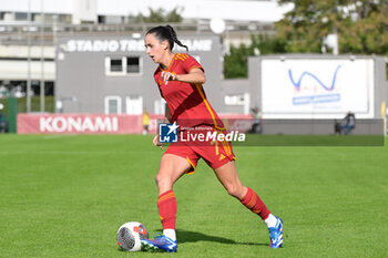 2023-11-11 - Evelyne Viens (AS Roma) during the Italian Football Championship League A Women 2023/2024 match between AS Roma Women vs Napoli Femminile at the Tre Fontane stadium on 11 November 2023. - AS ROMA VS NAPOLI FEMMINILE - ITALIAN SERIE A WOMEN - SOCCER