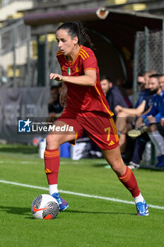 2023-11-11 - Evelyne Viens (AS Roma) during the Italian Football Championship League A Women 2023/2024 match between AS Roma Women vs Napoli Femminile at the Tre Fontane stadium on 11 November 2023. - AS ROMA VS NAPOLI FEMMINILE - ITALIAN SERIE A WOMEN - SOCCER