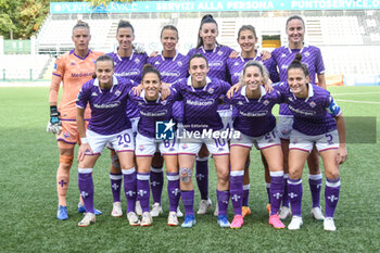 2023-11-12 - Fiorentina Women line up during Italian Serie A Women between UC Sampdoria W and ACF Fiorentina at Stadio Silvio Piola, Vercelli - SAMPDORIA WOMEN VS FIORENTINA WOMEN - ITALIAN SERIE A WOMEN - SOCCER