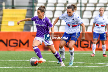 2023-11-12 - Boquete of Fiorentina in action during Italian Serie A Women between UC Sampdoria W and ACF Fiorentina at Stadio Silvio Piola, Vercelli - SAMPDORIA WOMEN VS FIORENTINA WOMEN - ITALIAN SERIE A WOMEN - SOCCER