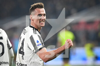 2023-01-04 - Arkadiusz Milik (Juventus) celebrate his goal - US CREMONESE VS JUVENTUS FC - ITALIAN SERIE A - SOCCER
