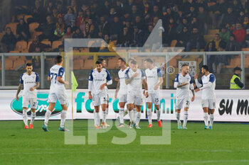 2023-01-04 - Ciro Immobile (SS Lazio) celebrates after scoring a goal with teammates - US LECCE VS SS LAZIO - ITALIAN SERIE A - SOCCER