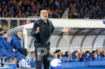 04/01/2023 - Coach Maurizio Sarri (SS Lazio) - US LECCE VS SS LAZIO - SERIE A - CALCIO