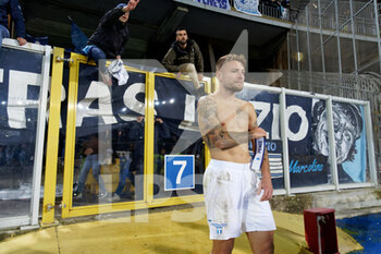 04/01/2023 - Ciro Immobile (SS Lazio) and the Lazio supporters - US LECCE VS SS LAZIO - SERIE A - CALCIO