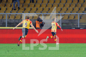 04/01/2023 - Gabriel Strefezza (US Lecce) celebrates after scoring a goal - US LECCE VS SS LAZIO - SERIE A - CALCIO