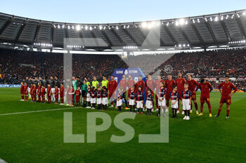 2023-01-04 - Line up during the Italian Football Championship League A 2022/2023 match between AS Roma vs Bologna FC at the Olimpic Stadium in Rome  on 04 Januaryr 2023. - AS ROMA VS BOLOGNA FC - ITALIAN SERIE A - SOCCER
