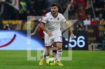 2023-01-04 - Riccardo Orsolini (Bologna FC) during the Italian Football Championship League A 2022/2023 match between AS Roma vs Bologna FC at the Olimpic Stadium in Rome  on 04 Januaryr 2023. - AS ROMA VS BOLOGNA FC - ITALIAN SERIE A - SOCCER