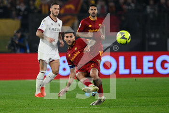 2023-01-04 - Lorenzo Pellegrini (AS Roma) during the Italian Football Championship League A 2022/2023 match between AS Roma vs Bologna FC at the Olimpic Stadium in Rome  on 04 Januaryr 2023. - AS ROMA VS BOLOGNA FC - ITALIAN SERIE A - SOCCER