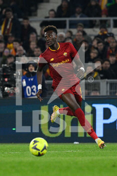 2023-01-04 - Tammy Abraham (AS Roma) during the Italian Football Championship League A 2022/2023 match between AS Roma vs Bologna FC at the Olimpic Stadium in Rome  on 04 Januaryr 2023. - AS ROMA VS BOLOGNA FC - ITALIAN SERIE A - SOCCER