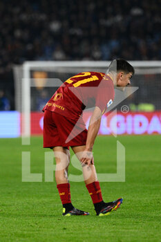 2023-01-04 - Paulo Dybala (AS Roma) during the Italian Football Championship League A 2022/2023 match between AS Roma vs Bologna FC at the Olimpic Stadium in Rome  on 04 Januaryr 2023. - AS ROMA VS BOLOGNA FC - ITALIAN SERIE A - SOCCER