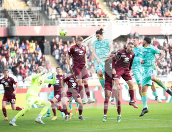 2023-01-04 - Milan Djuric of Hellas Verona Fc scoring a goal during the Italian Serie A, football match between Torino Fc and Hellas Verona Fc on Jannuary 04, 2023 at Stadio Olimpico Grande Torino, Turin, Italy. Photo Nderim Kaceli - TORINO FC VS HELLAS VERONA - ITALIAN SERIE A - SOCCER