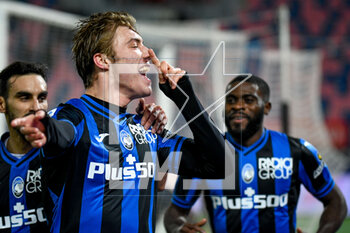 2023-01-09 - Atalanta's Rasmus Hojlund celebrates after scoring a goal - BOLOGNA FC VS ATALANTA BC - ITALIAN SERIE A - SOCCER