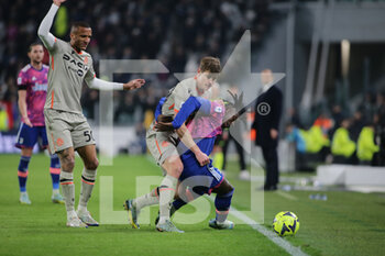 2023-01-07 - Jaka Bijol of Udinese Calcio and Moise Kean of Juventus Fc during the Italian Serie A, football match between Juventus Fc and Udinese Calcio on Jannuary 07, 2023 at Allianz Stadium, Turin, Italy. Photo Nderim Kaceli - JUVENTUS FC VS UDINESE CALCIO - ITALIAN SERIE A - SOCCER