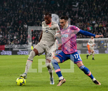 2023-01-07 - Filip Kostic of Juventus Fc and Kingsley Ehizibue of Udinese Calcio during the Italian Serie A, football match between Juventus Fc and Udinese Calcio on Jannuary 07, 2023 at Allianz Stadium, Turin, Italy. Photo Nderim Kaceli - JUVENTUS FC VS UDINESE CALCIO - ITALIAN SERIE A - SOCCER