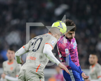 2023-01-07 - Rodrigo Becão of Udinese Calcio and Matias Soule of Juventus Fc during the Italian Serie A, football match between Juventus Fc and Udinese Calcio on Jannuary 07, 2023 at Allianz Stadium, Turin, Italy. Photo Nderim Kaceli - JUVENTUS FC VS UDINESE CALCIO - ITALIAN SERIE A - SOCCER