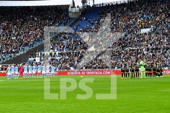 2023-01-08 - minute of silence in memory of Gianluca Vialli during the Italian Football Championship League A 2022/2023 match between SS Lazio vs Empoli FC at the Olimpic Stadium in Rome on 08 January 2023. - SS LAZIO VS EMPOLI FC - ITALIAN SERIE A - SOCCER