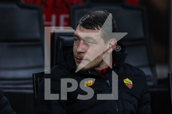 2023-01-08 - Andrea Belotti of AS Roma seen during Serie A 2022/23 football match between AC Milan and AS Roma at San Siro Stadium, Milan, Italy on January 08, 2023 - AC MILAN VS AS ROMA - ITALIAN SERIE A - SOCCER