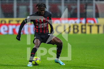 2023-01-08 - Rafael Leao of AC Milan in action during Serie A 2022/23 football match between AC Milan and AS Roma at San Siro Stadium, Milan, Italy on January 08, 2023 - AC MILAN VS AS ROMA - ITALIAN SERIE A - SOCCER