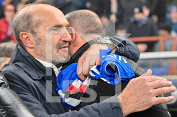 2023-01-08 - Marco Lanna President UC Sampdoria, Dejan Stankovic head coach  they remember Gian Luca Vialli and Sinisa Mihajlovic - UC SAMPDORIA VS SSC NAPOLI - ITALIAN SERIE A - SOCCER
