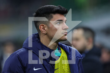 2023-01-14 - Raoul Bellanova of FC Internazionale looks on during Serie A 2022/23 football match between FC Internazionale and Hellas Verona FC at Giuseppe Meazza Stadium, Milan, Italy on January 14, 2023 - INTER - FC INTERNAZIONALE VS HELLAS VERONA - ITALIAN SERIE A - SOCCER