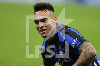 2023-01-14 - Lautaro Martinez of FC Internazionale reacts during Serie A 2022/23 football match between FC Internazionale and Hellas Verona FC at Giuseppe Meazza Stadium, Milan, Italy on January 14, 2023 - INTER - FC INTERNAZIONALE VS HELLAS VERONA - ITALIAN SERIE A - SOCCER