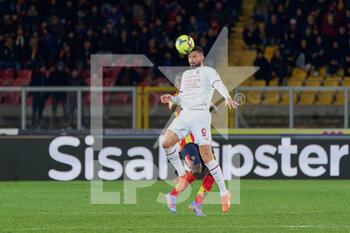 2023-01-14 - Olivier Giroud (AC Milan) and Samuel Umtiti (US Lecce) - US LECCE VS AC MILAN - ITALIAN SERIE A - SOCCER
