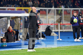 2023-01-14 - coach Stefano Pioli (AC Milan) - US LECCE VS AC MILAN - ITALIAN SERIE A - SOCCER