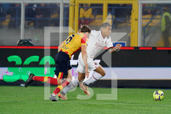 2023-01-14 - Aster Vranckx (AC Milan) and Federico Baschirotto (US Lecce) - US LECCE VS AC MILAN - ITALIAN SERIE A - SOCCER