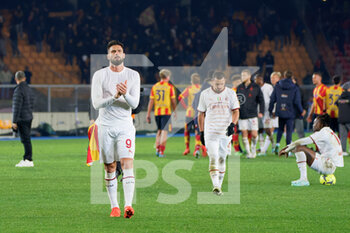 2023-01-14 - Olivier Giroud (AC Milan) greets the fans - US LECCE VS AC MILAN - ITALIAN SERIE A - SOCCER