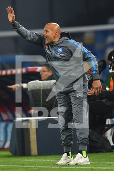 2023-01-13 - Luciano Spalletti Manager of SSC Napoli  gesticulates during the Serie A match between SSC Napoli v Juventus FC  at  Stadio Diego Armando Maradona  - SSC NAPOLI VS JUVENTUS FC - ITALIAN SERIE A - SOCCER