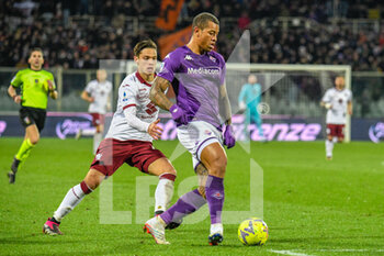 2023-01-21 - Fiorentina's Igor hampered by Torino's Samuele Ricci - ACF FIORENTINA VS TORINO FC - ITALIAN SERIE A - SOCCER