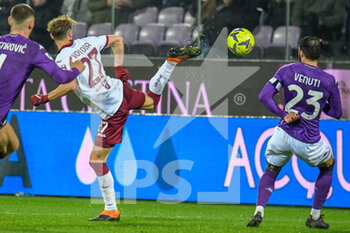 2023-01-21 - heel stroke of Torino's Mergin VojVoda - ACF FIORENTINA VS TORINO FC - ITALIAN SERIE A - SOCCER